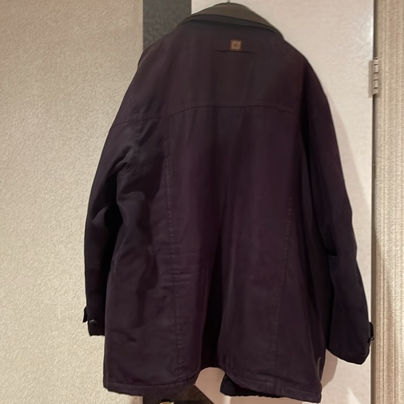 Man’s jacket fall/winter. Rainforest. XXL.  Brown leather color . - Picture 2 of 7
